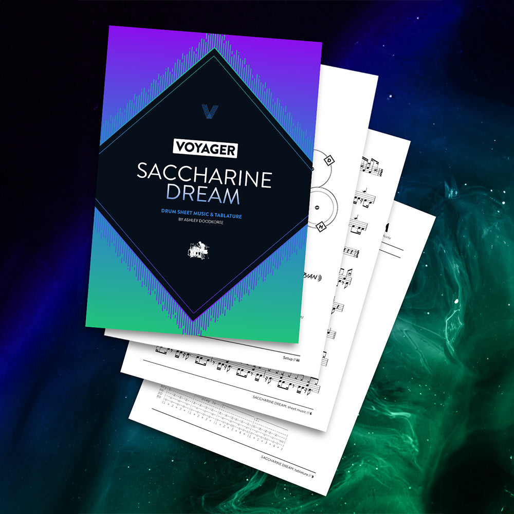 Saccharine Dream Drum Tab